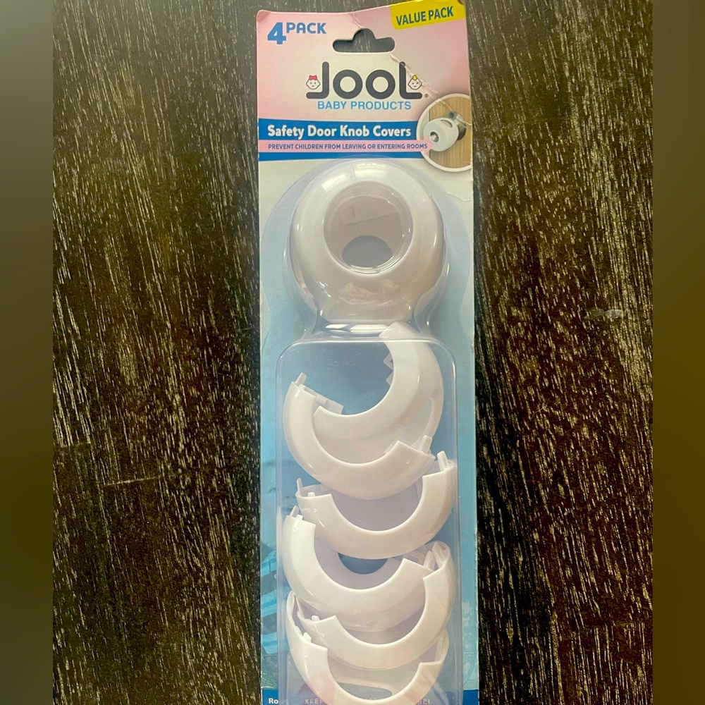 Jool Baby Door Knob Covers (4 Pack) Child Safety Cover - Child Proof Doors